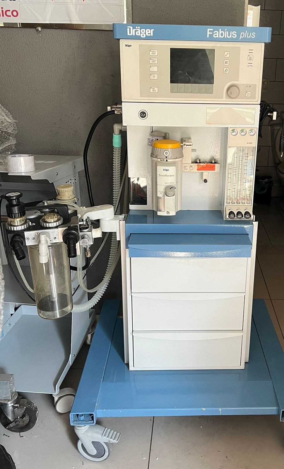 Aparelho de anestesia Drager fabius Plus